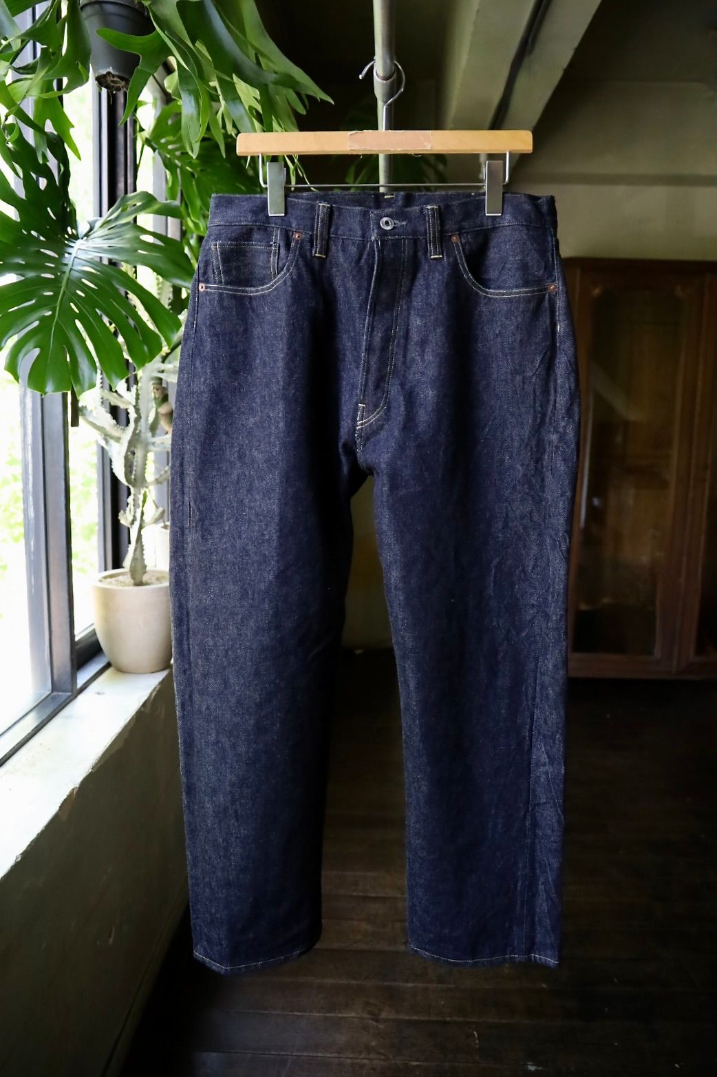 A.PRESSE - アプレッセ Washed Denim Wide Pants(AP-4001)INDIGO | MARK