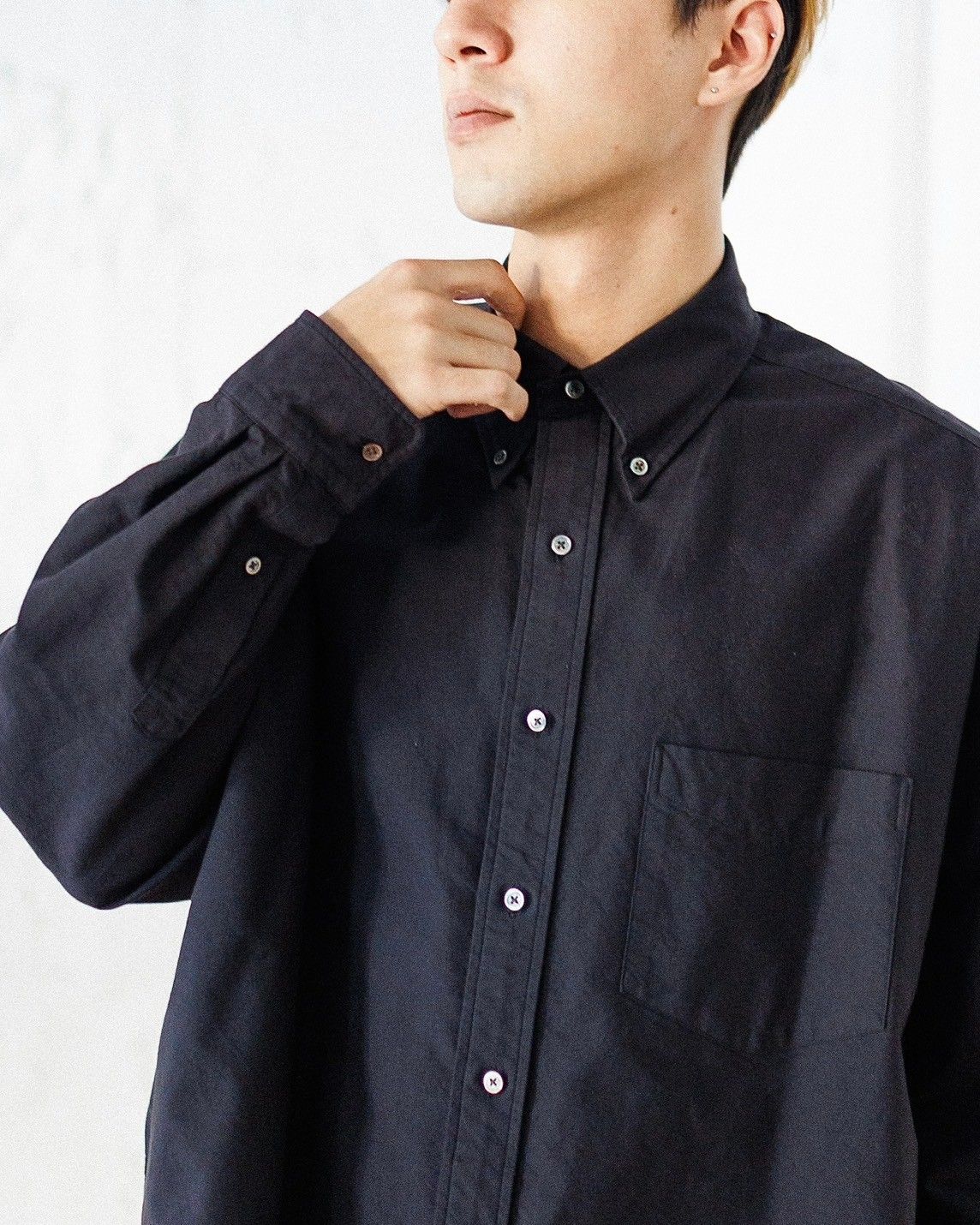 Graphpaper - グラフペーパー25SS Oxford L/S Oversized B.D Shirt