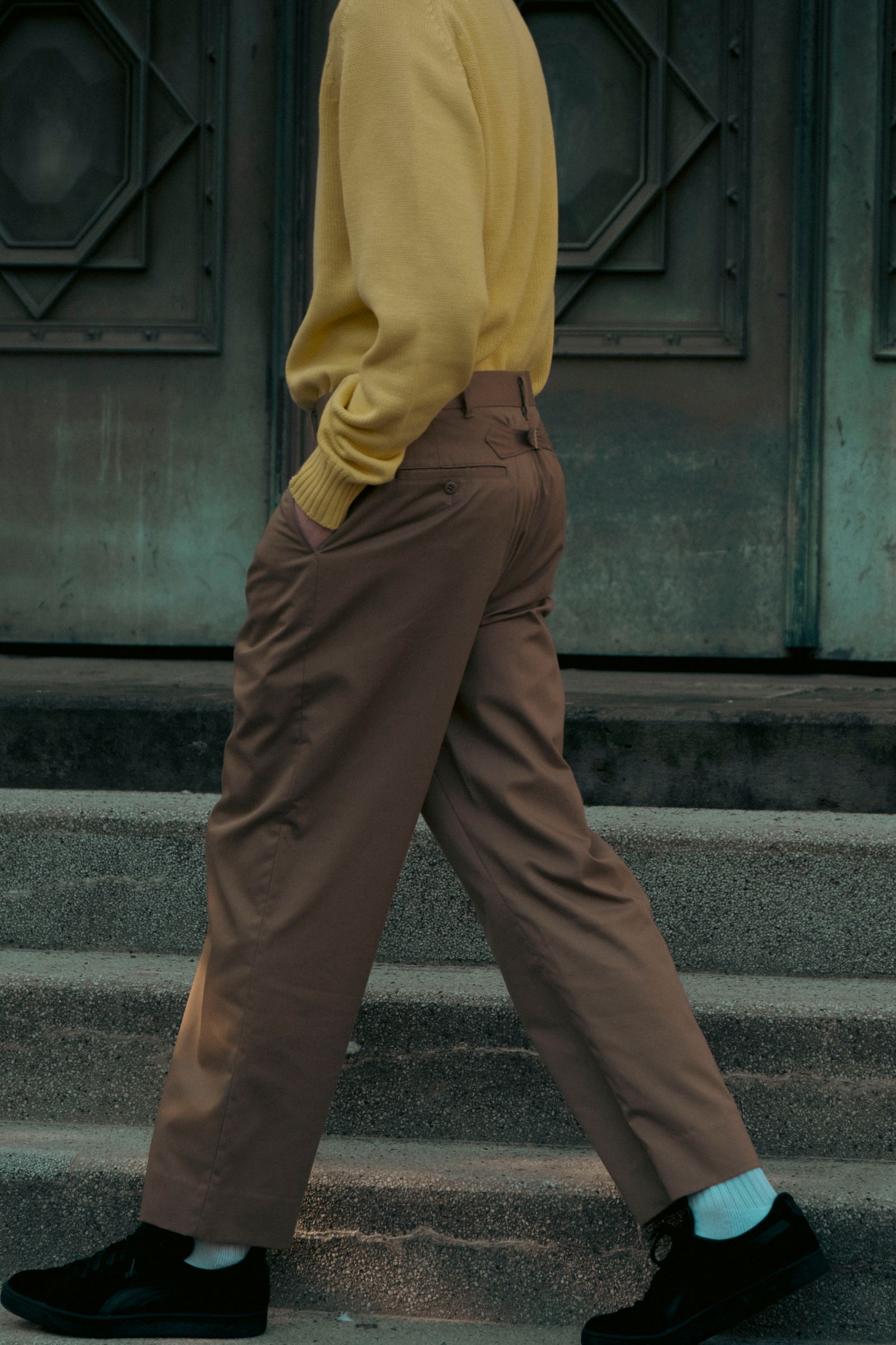FOUNDOUR - ファウンダ 25SS TWILL PANT(015FD251015)BEIGE | MARK