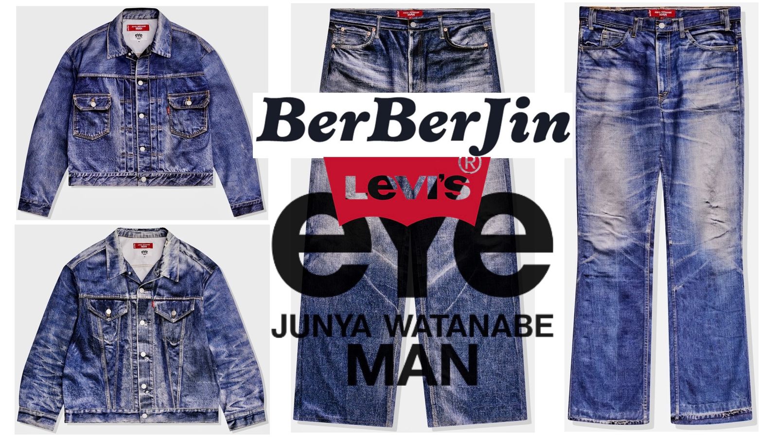 eYe JUNYA WATANABE MAN×ベルベルジン×Levi'sトリプルネームシリーズ