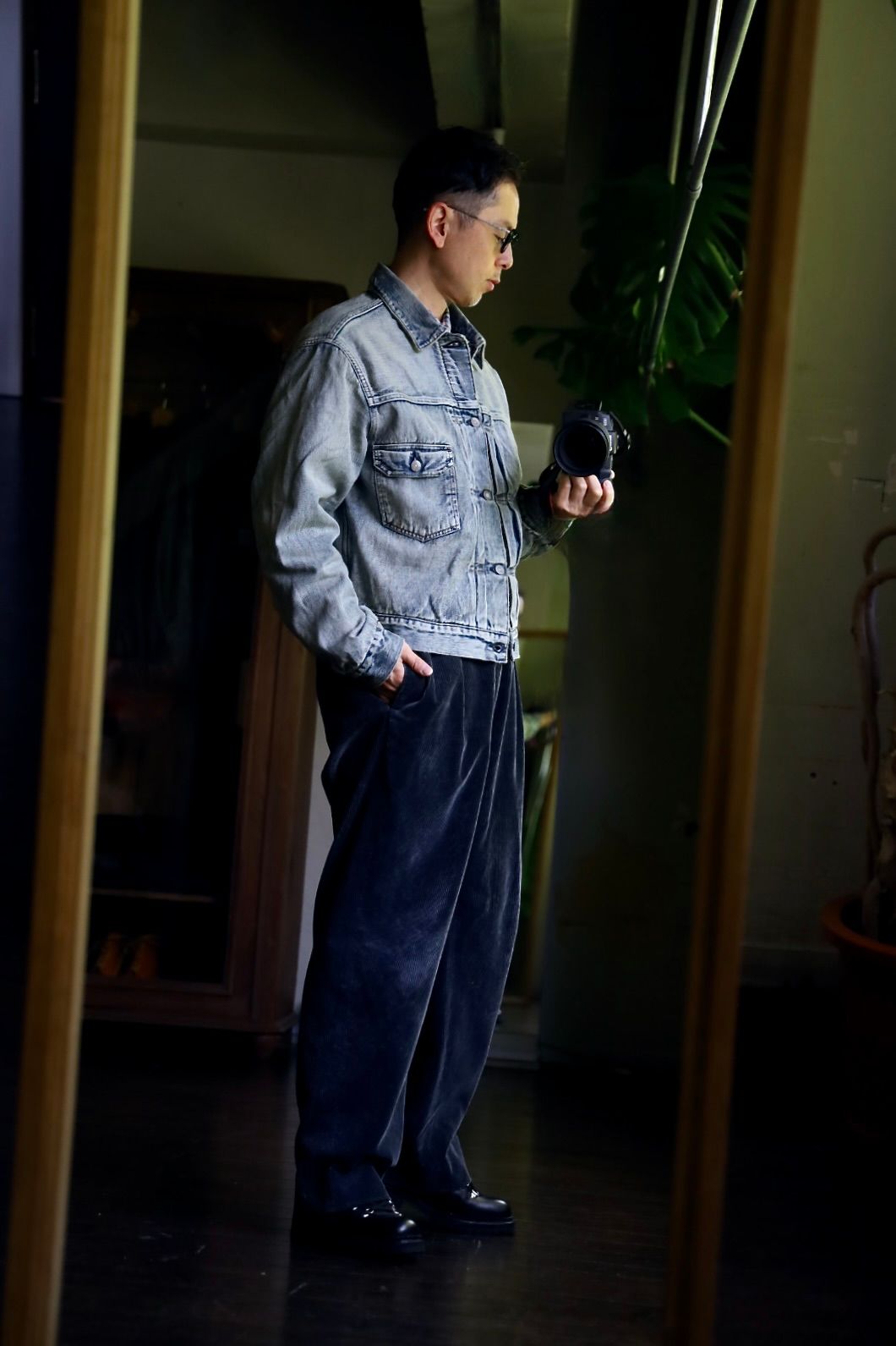 BOW WOW BLANKET LINED DENIM JK AGINGスタイル | 5747 | MARK