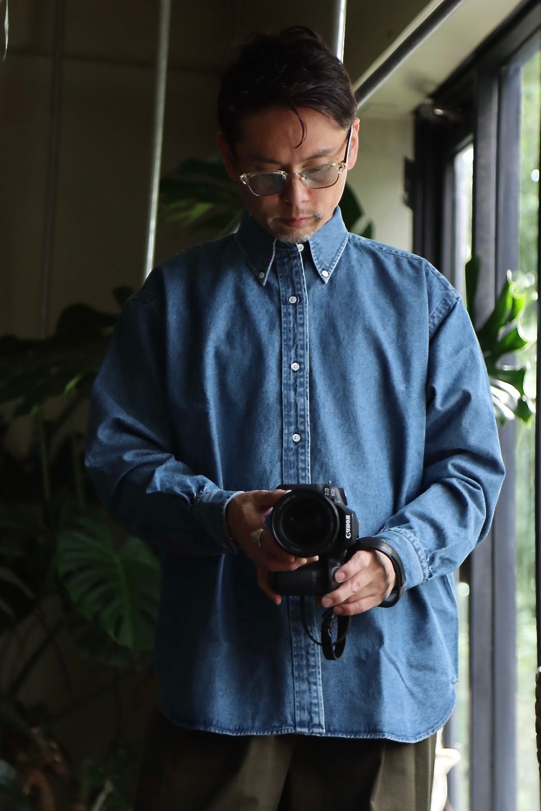 A.PRESSE - アプレッセ22FW デニムシャツ BD Denim Shirt (22AAP-02