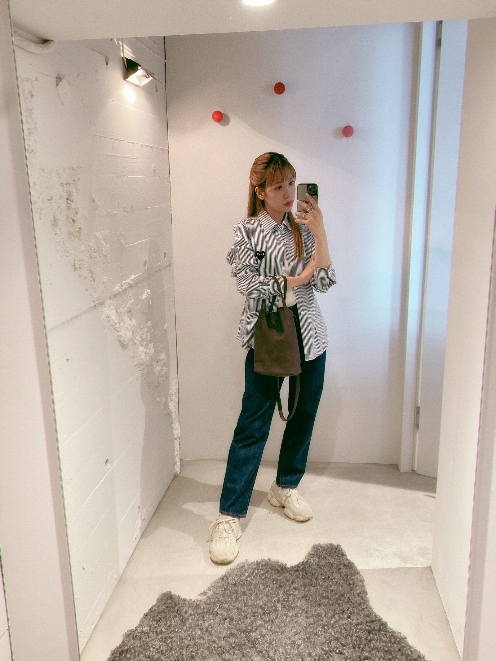 PLAY COMME des GARCONS(プレイコムデギャルソン) ストライプシャツ