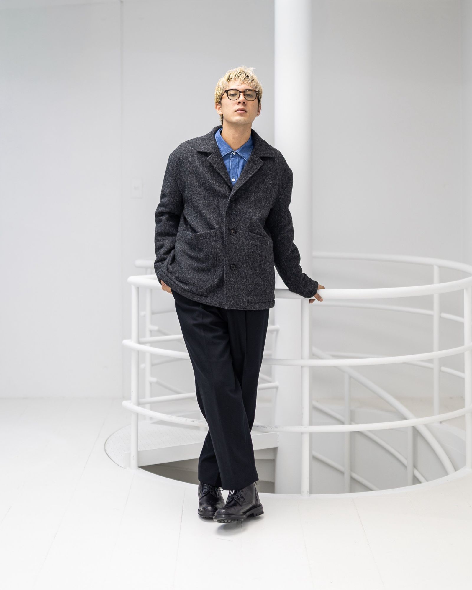 COMME des GARCONS HOMME - コムデギャルソンオム25FW ウールツイード
