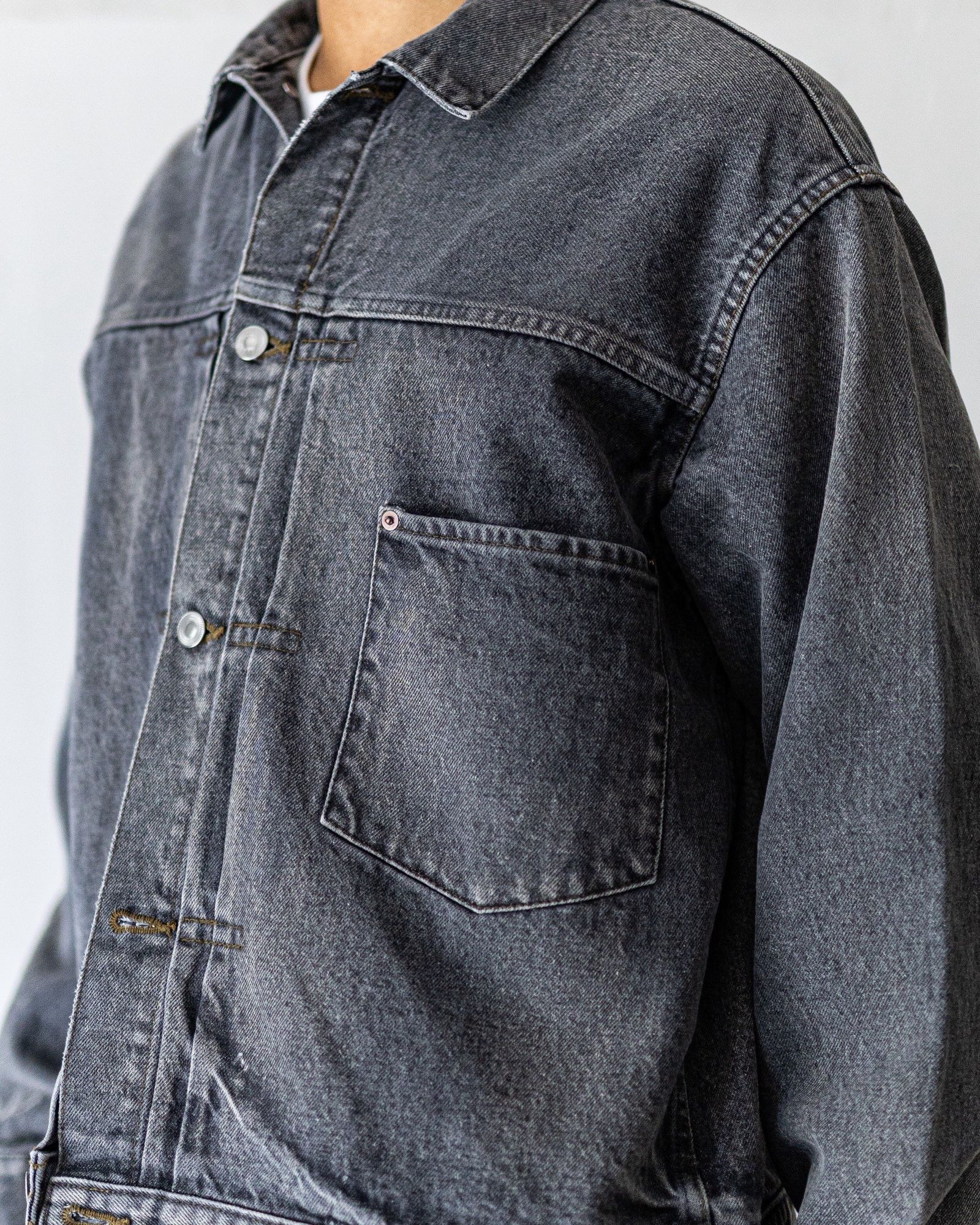 A.PRESSE Vintage Gray Denim Jacket ☆ 7月26日(土)新作発売！ | 6945