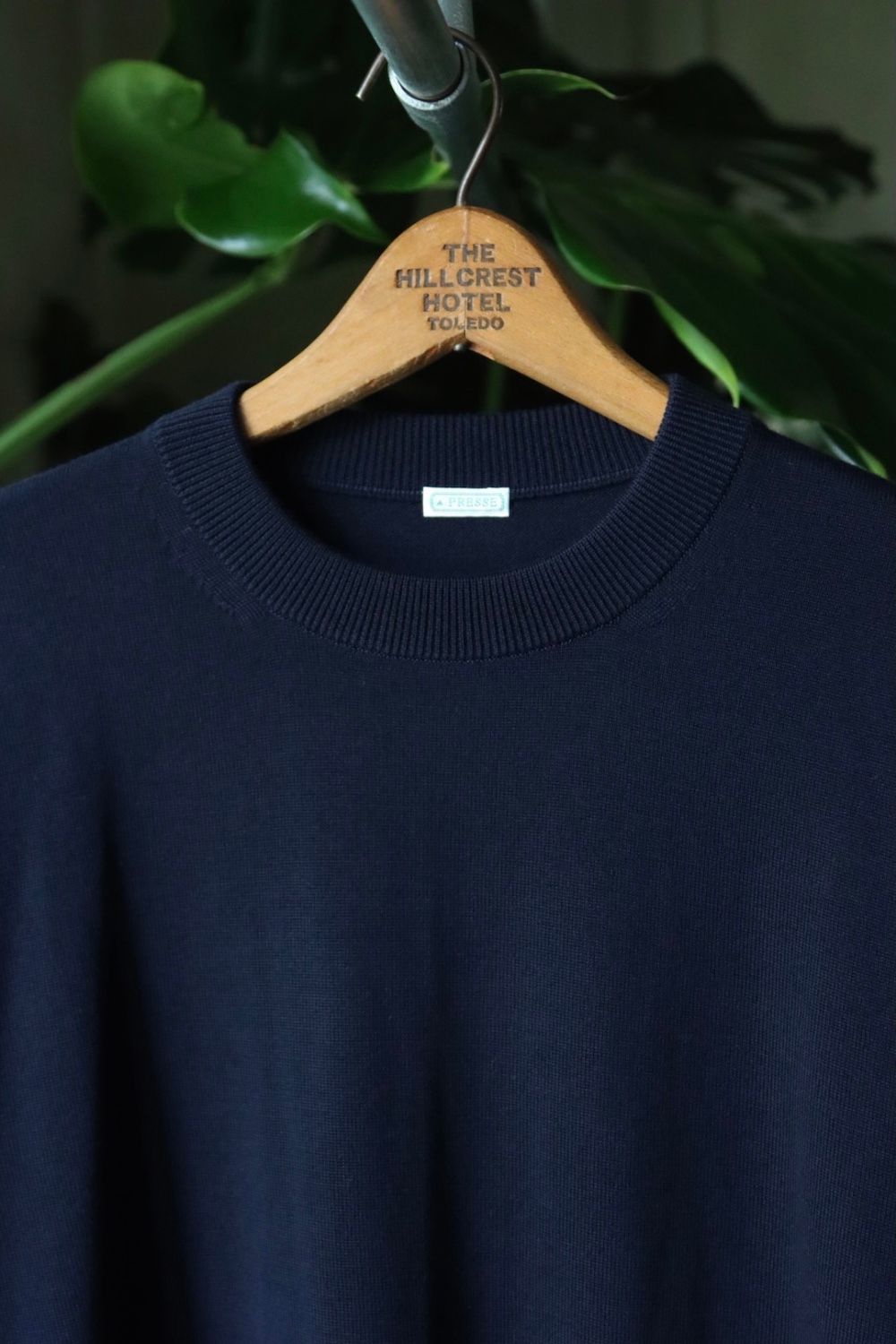 A.PRESSE - アプレッセ22FW L/S Knit T-Shirt (22AAP-03-02H)NAVY | MARK