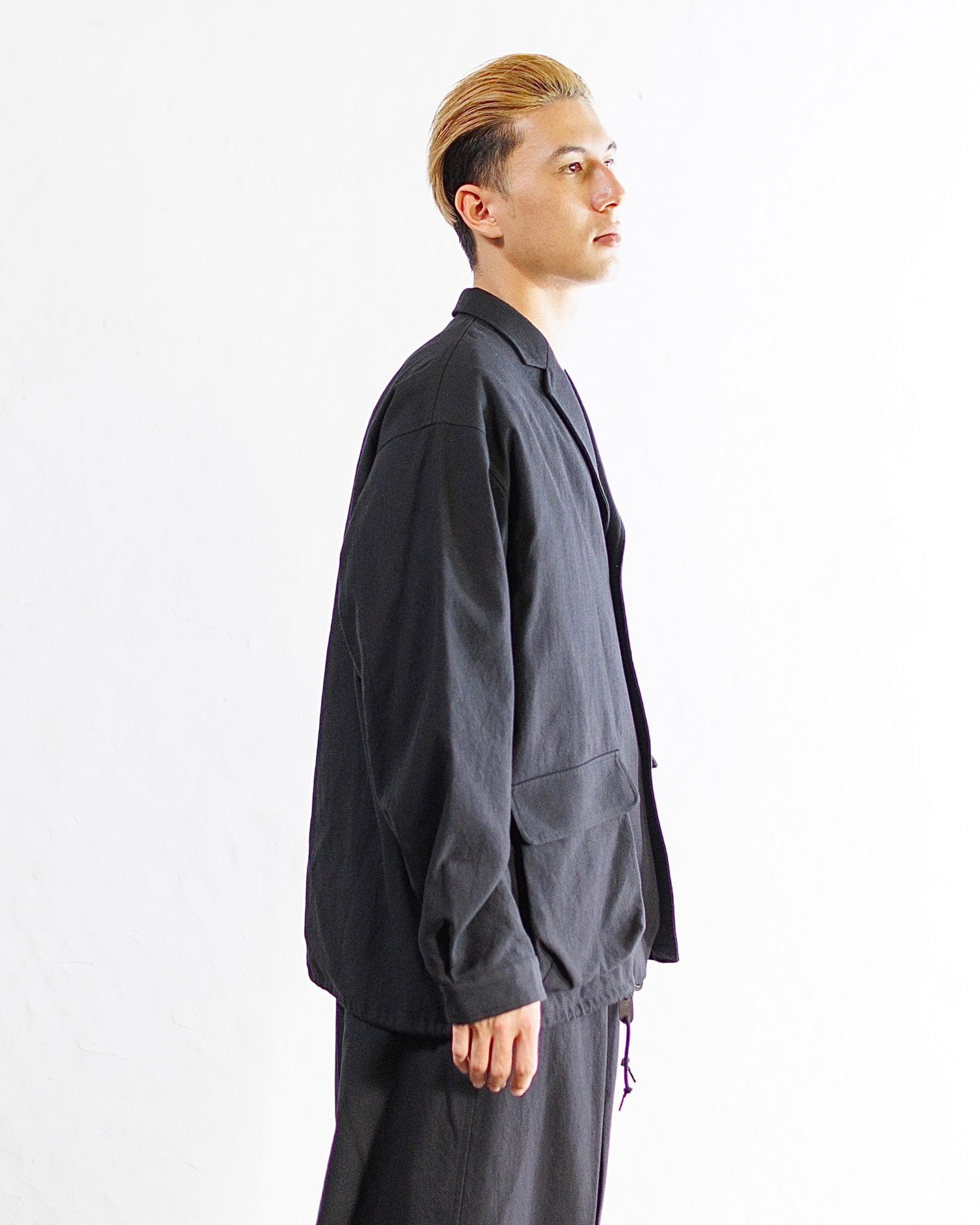 コムデギャルソン オム ウールサージ縮絨3Bジャケット セットアップ