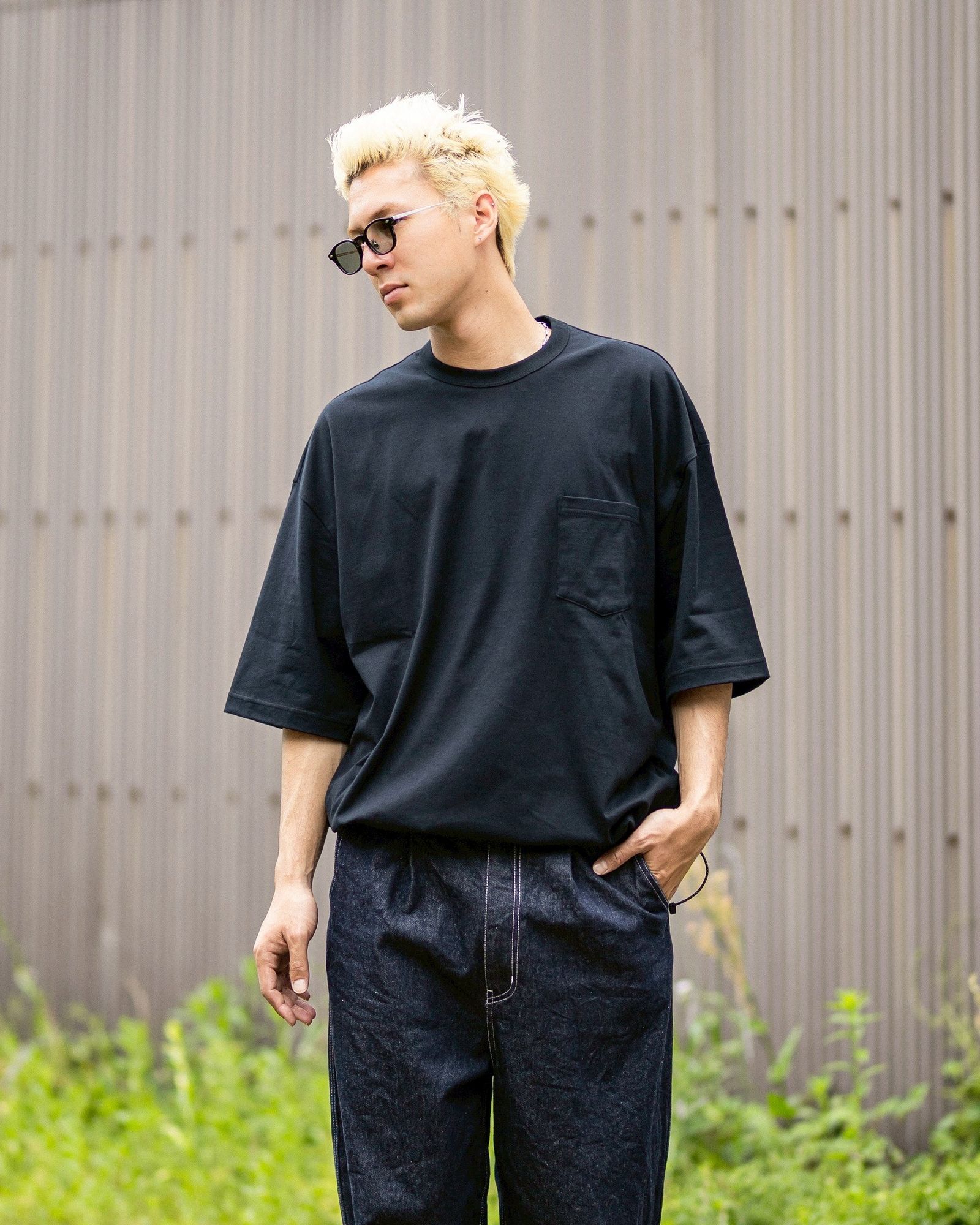 COMME des GARCONS HOMME - コムデギャルソンオム25SS 綿天竺ポケットT
