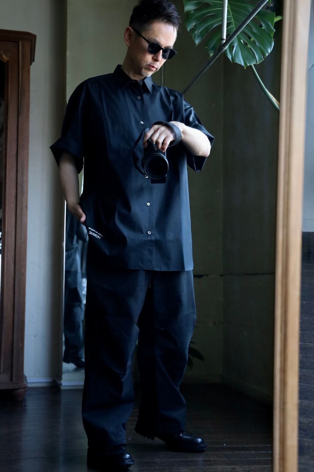 COMME des GARCONS HOMME 綿ブロードS/Sシャツスタイル2025.4.7