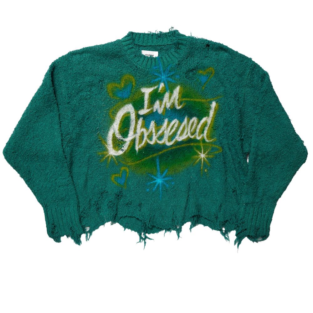 doublet - doublet 25SS AIRBRUSH RECYCLED COTTON PULLOVER