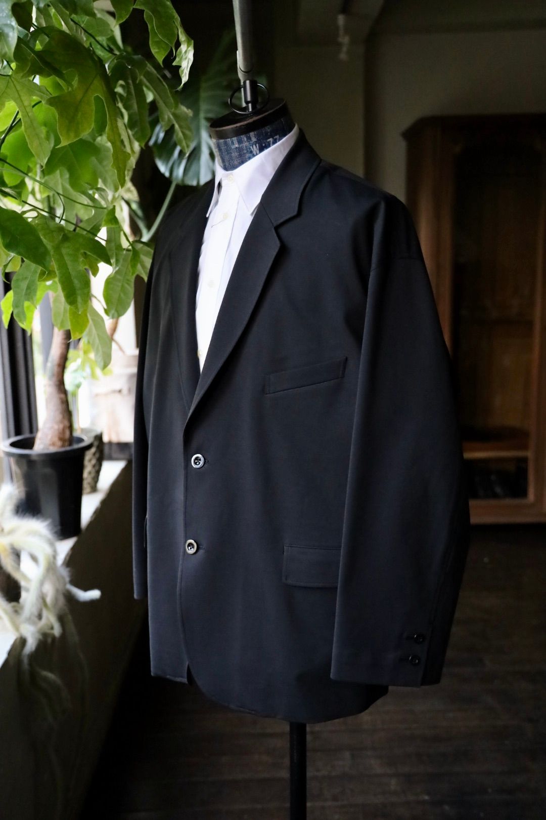 Graphpaper - グラフペーパー26SS Compact Ponte Jacket (GM261-20039B