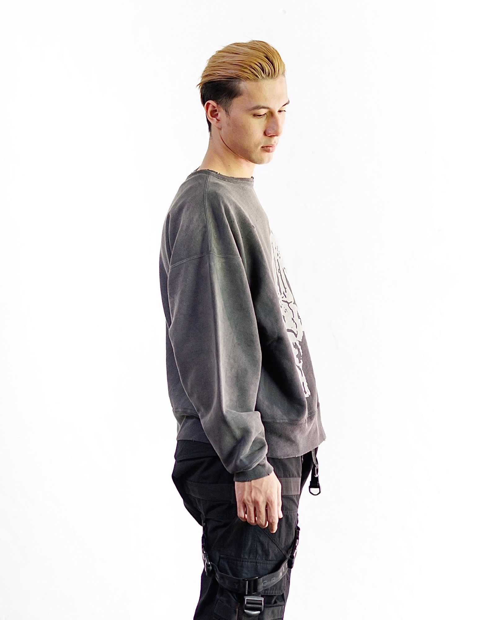 SAINT M×××××× - セントマイケル24AW BONE SAINT CREW SWT(SM-YS1-0000