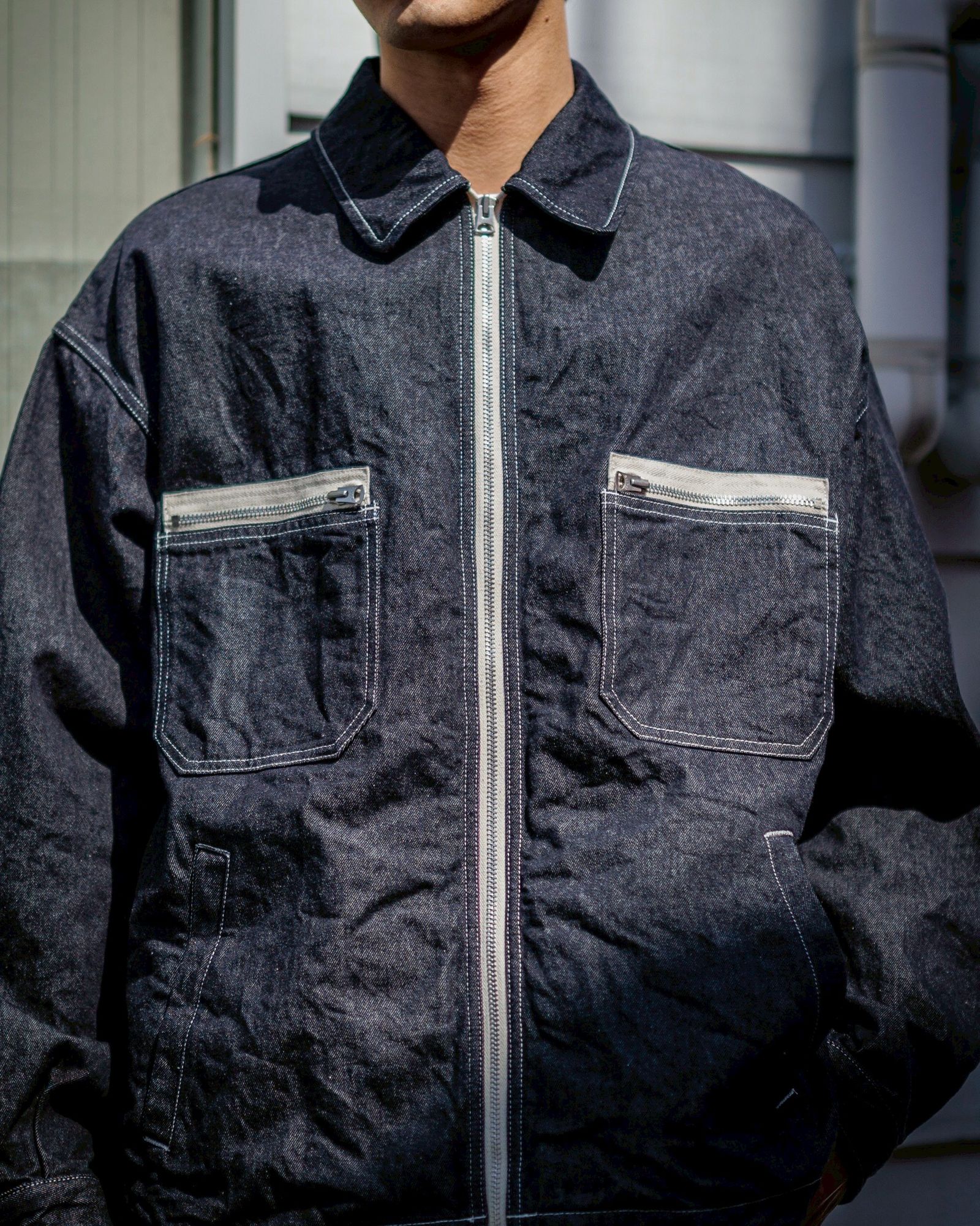 COMME des GARCONS HOMME ジップアップデニムジャケット セットアップ