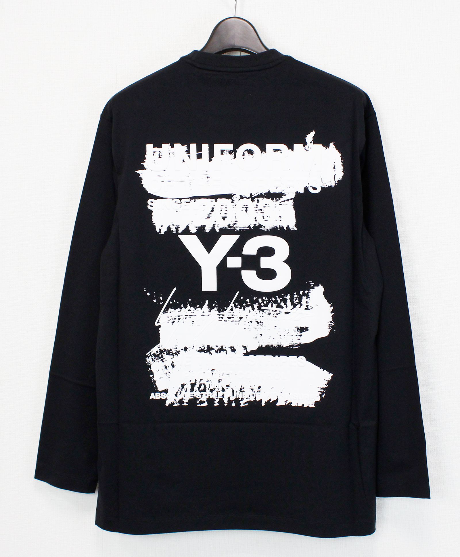 Y-3 - グラフィックロングスリーブTシャツ / U GFX LS TEE / BLACK