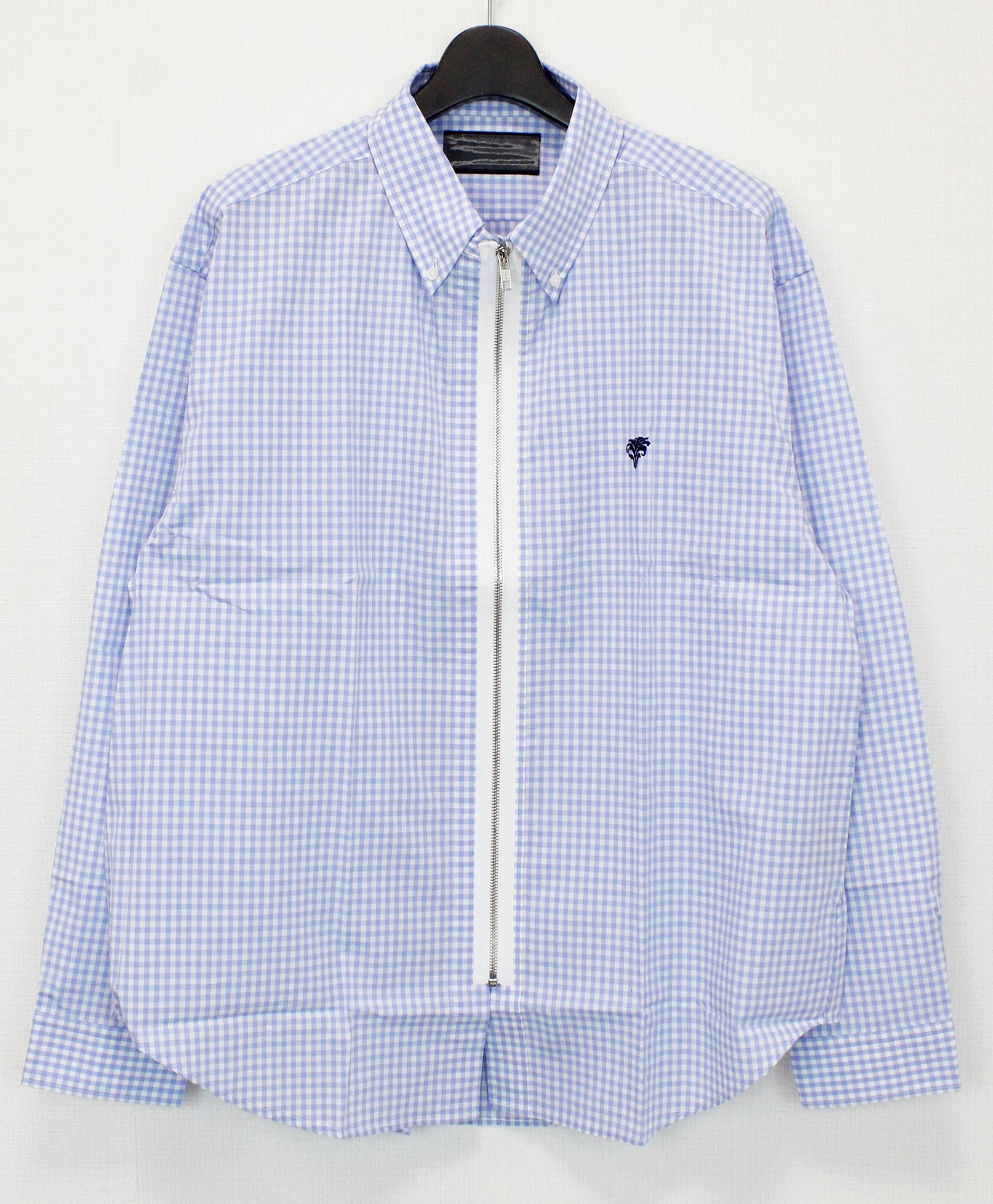 ACANTHUS - Remake Zip Shirt / リメイク ジップ B.D シャツ / BEIGE