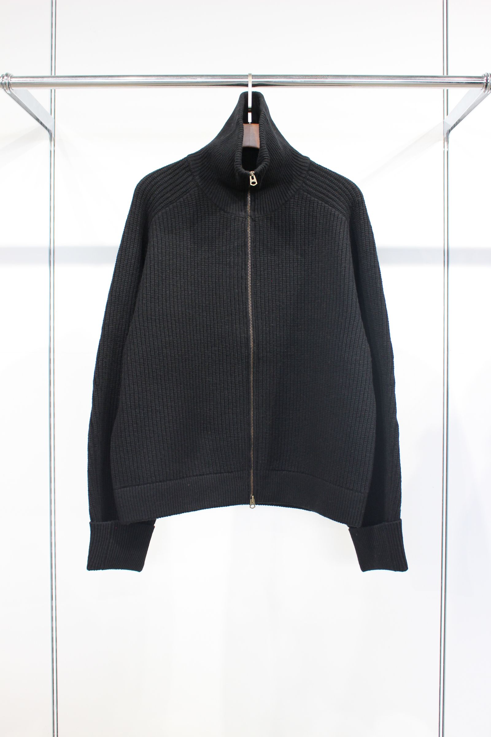 ANCELLM - DRIVERS KNIT | TERRACOTTA | ドライバーズニット | NapsNote