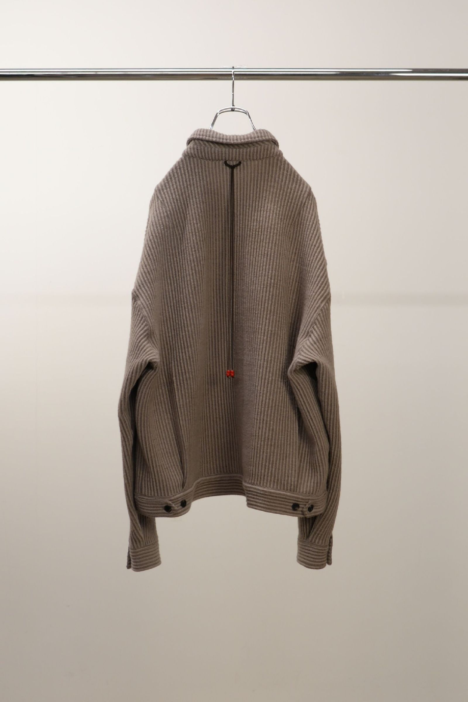 ANCELLM - WOOL CORDUROY WORK SHIRT JACKET | SAND | シャツ