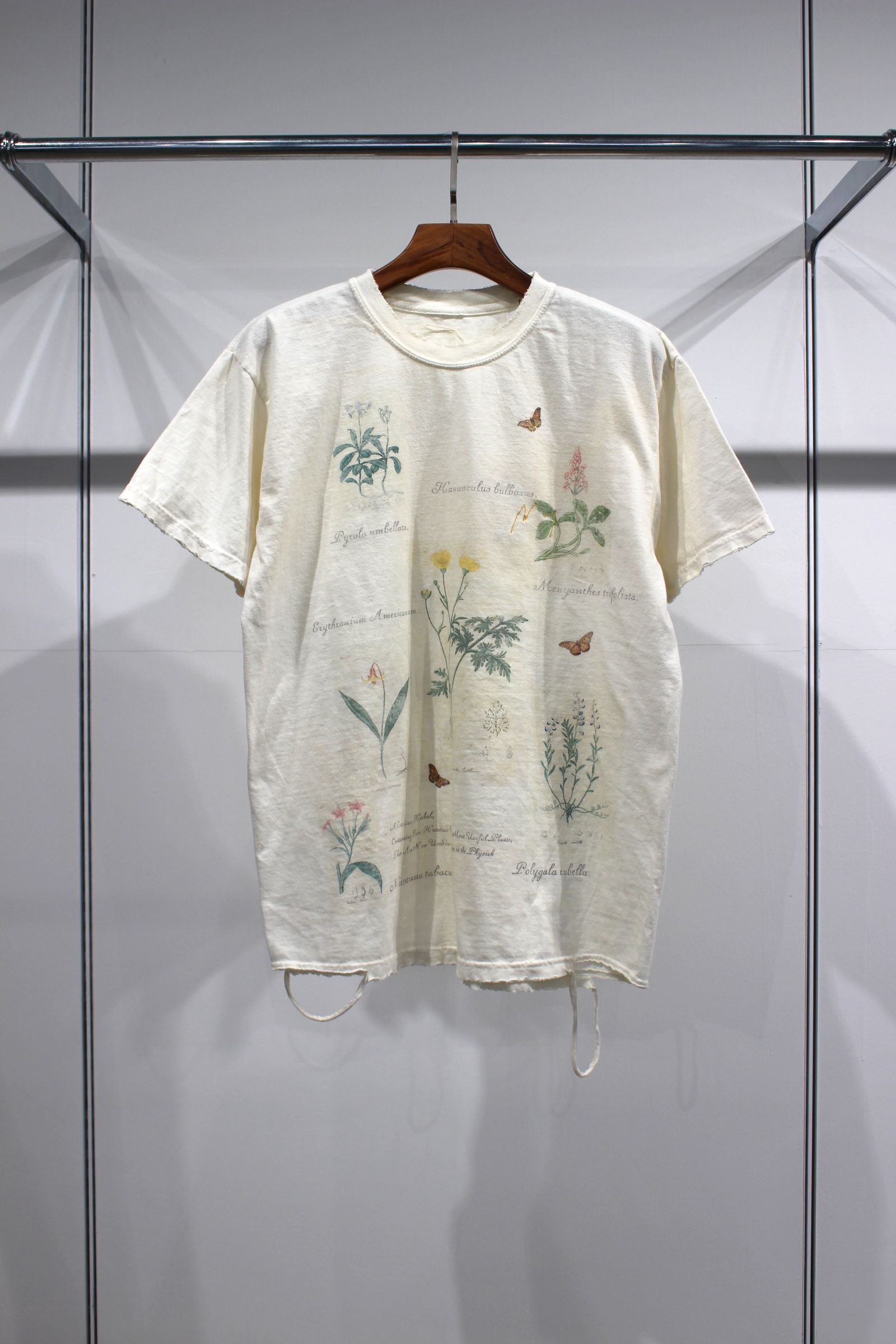 ANCELLM - BOTANICAL T-SHIRT/WHITE | NapsNote