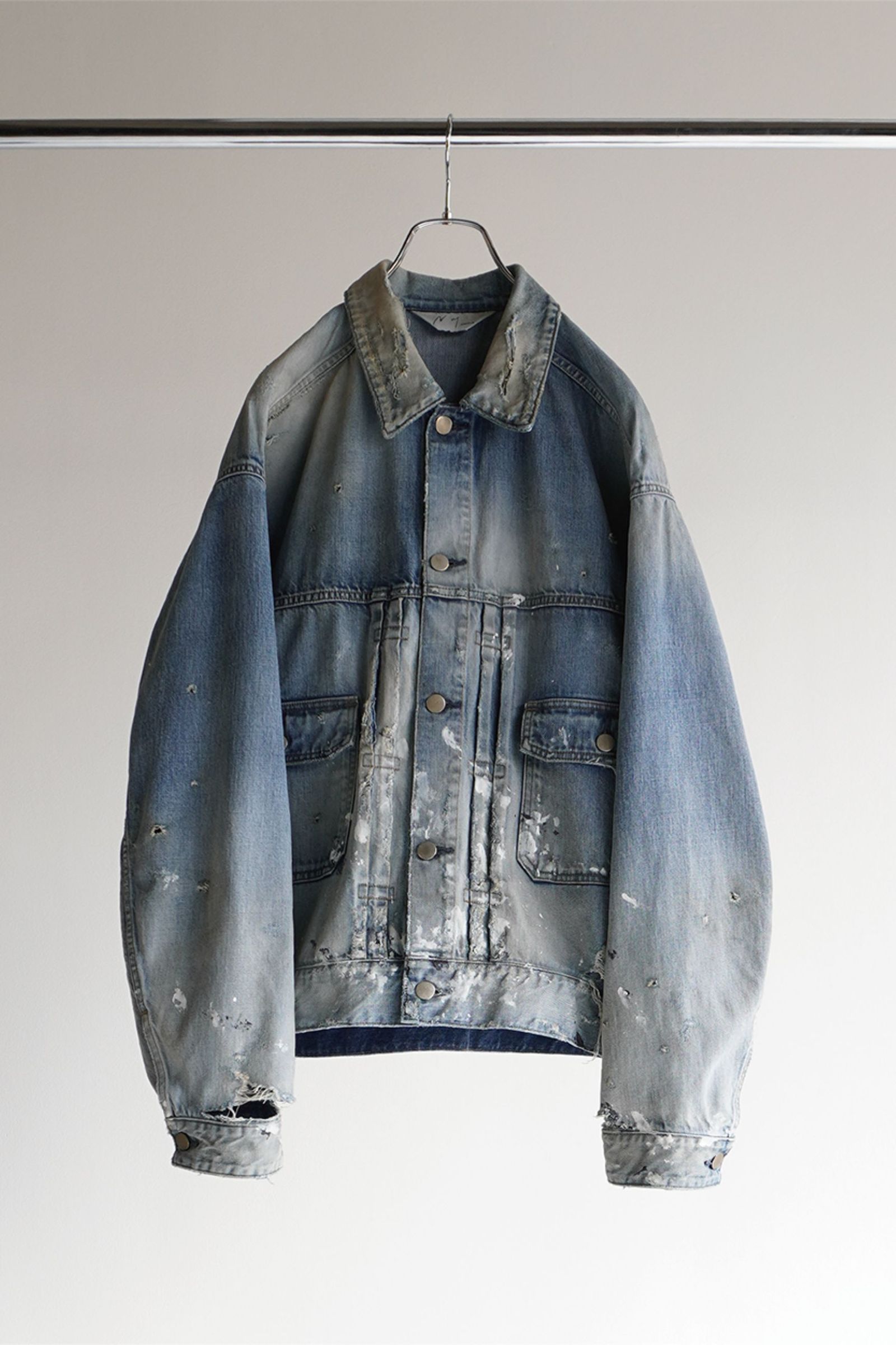 ANCELLM - CRASH DENIM JACKET type-2/INDIGO | NapsNote