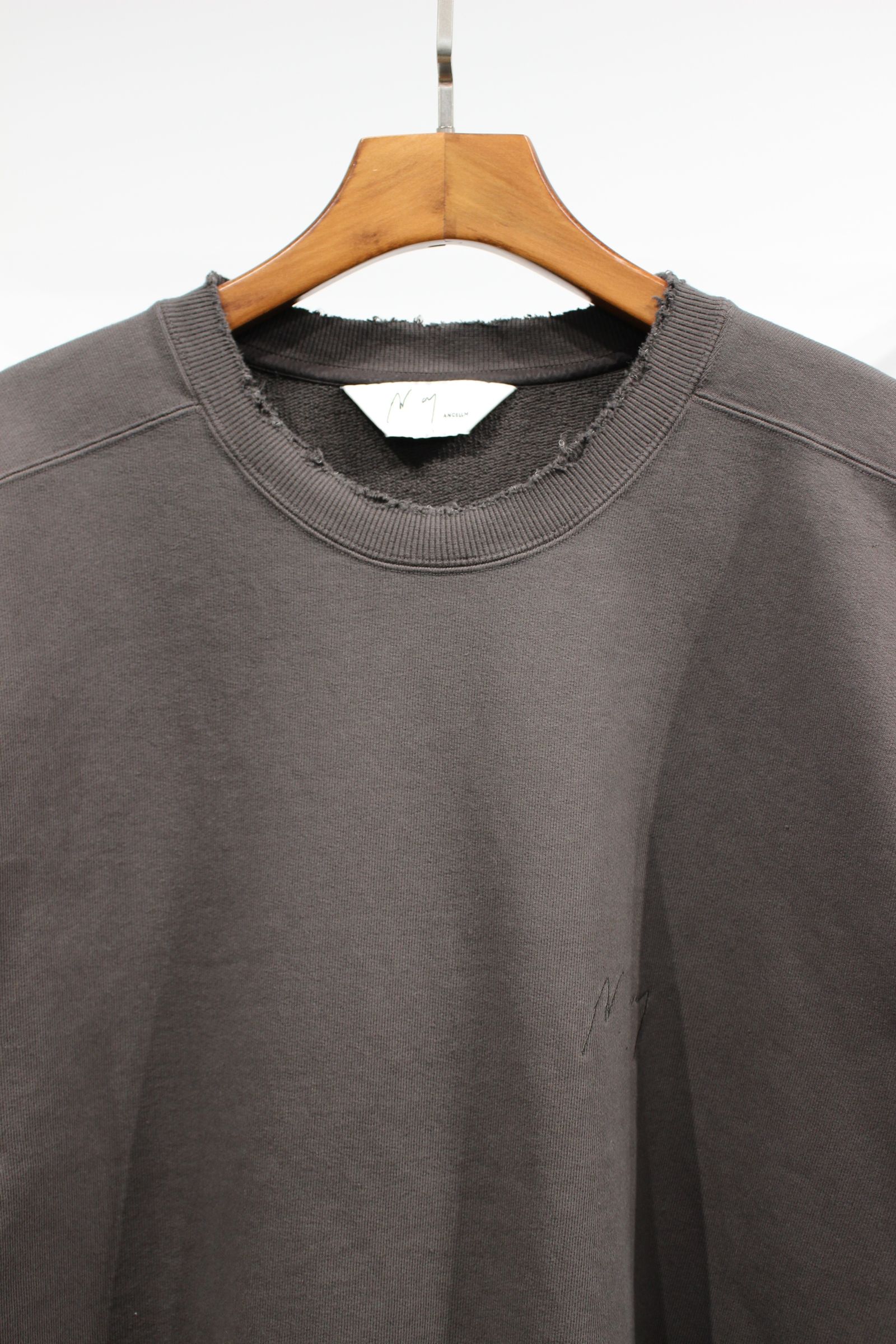 ANCELLM - AGING OVER SWEAT SHIRT/F.BLACK | NapsNote