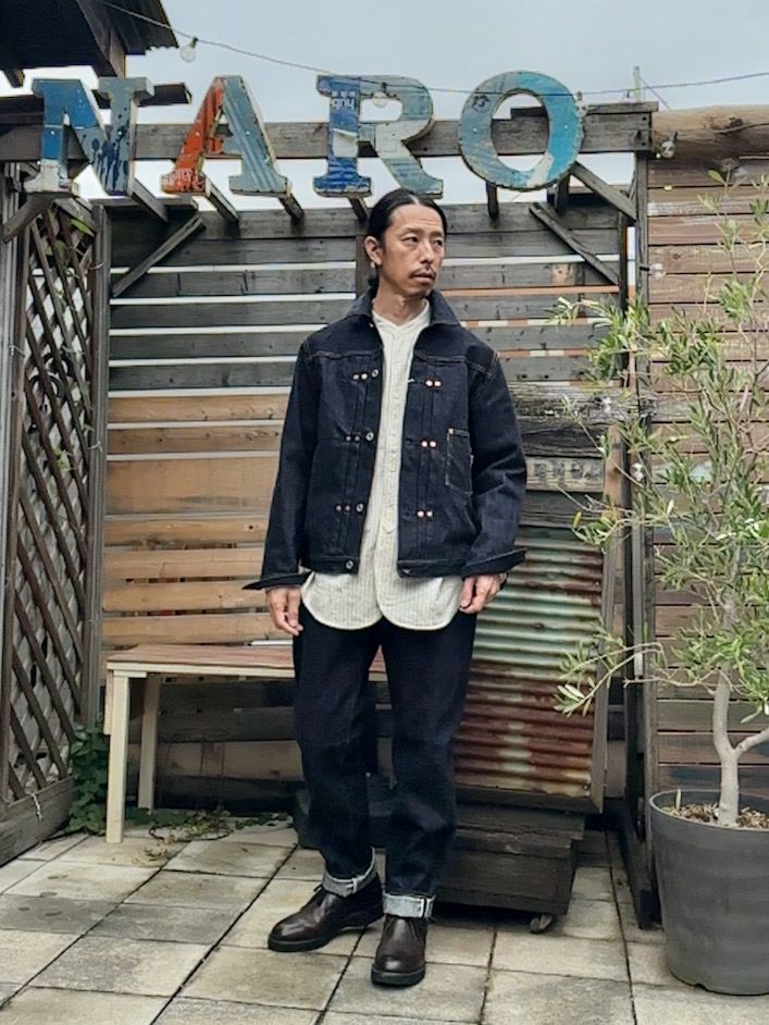 FOB FACTORY - F2432 / セルビッジ ガレージデニムジャケット