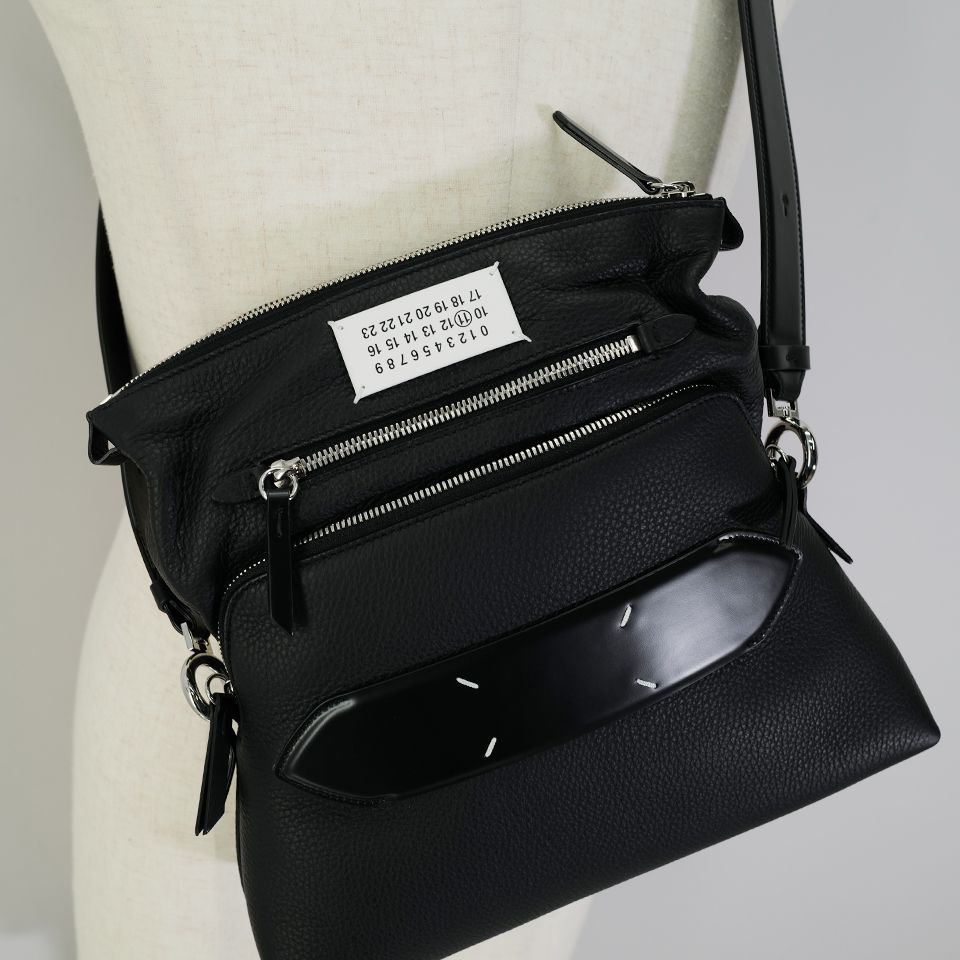 Maison Margiela - 5AC レザーショルダーバッグ スモール / Black | River