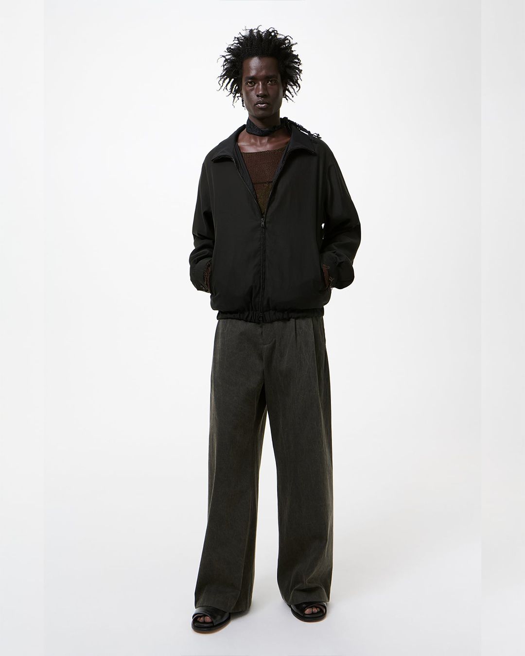 OUR LEGACY - CASINO JACKET Still Black Calm Cupro Cotton | River