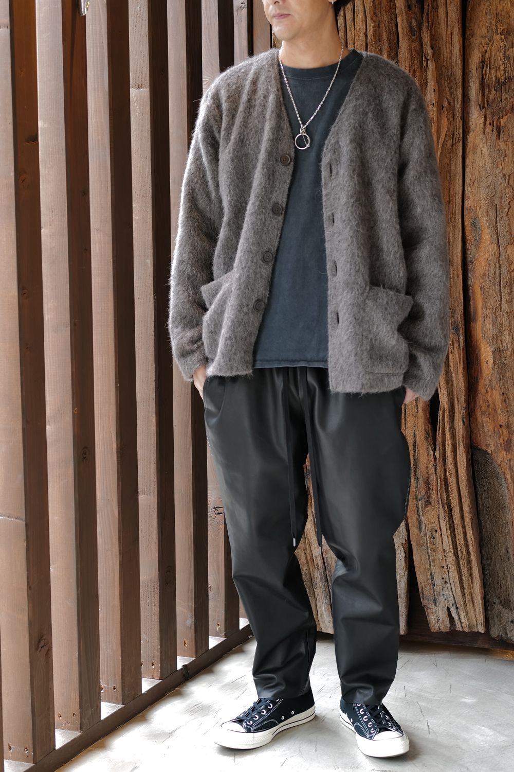 OUR LEGACY our legacy アワーレガシー モヘアカーディガン ブラック