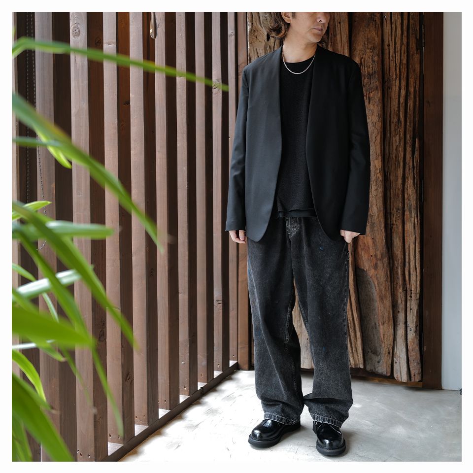 Maison Margiela - ノーカラージャケット Black | River
