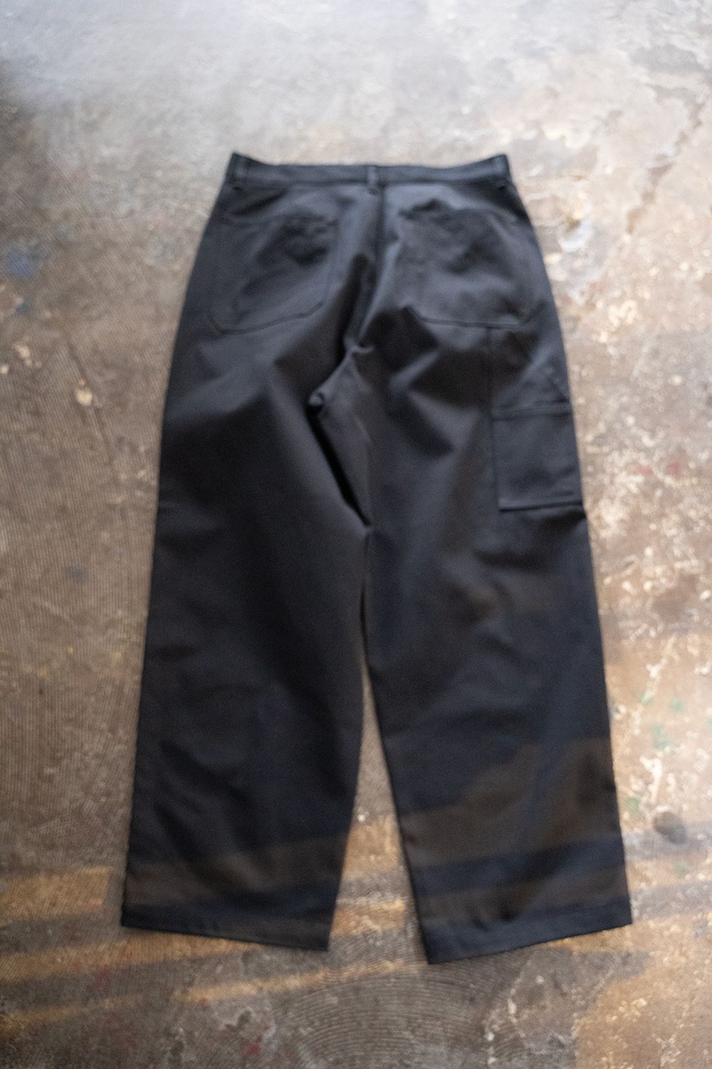 STILL BY HAND - 【25SS】コットンツイルワイドペインターパンツ(DARK