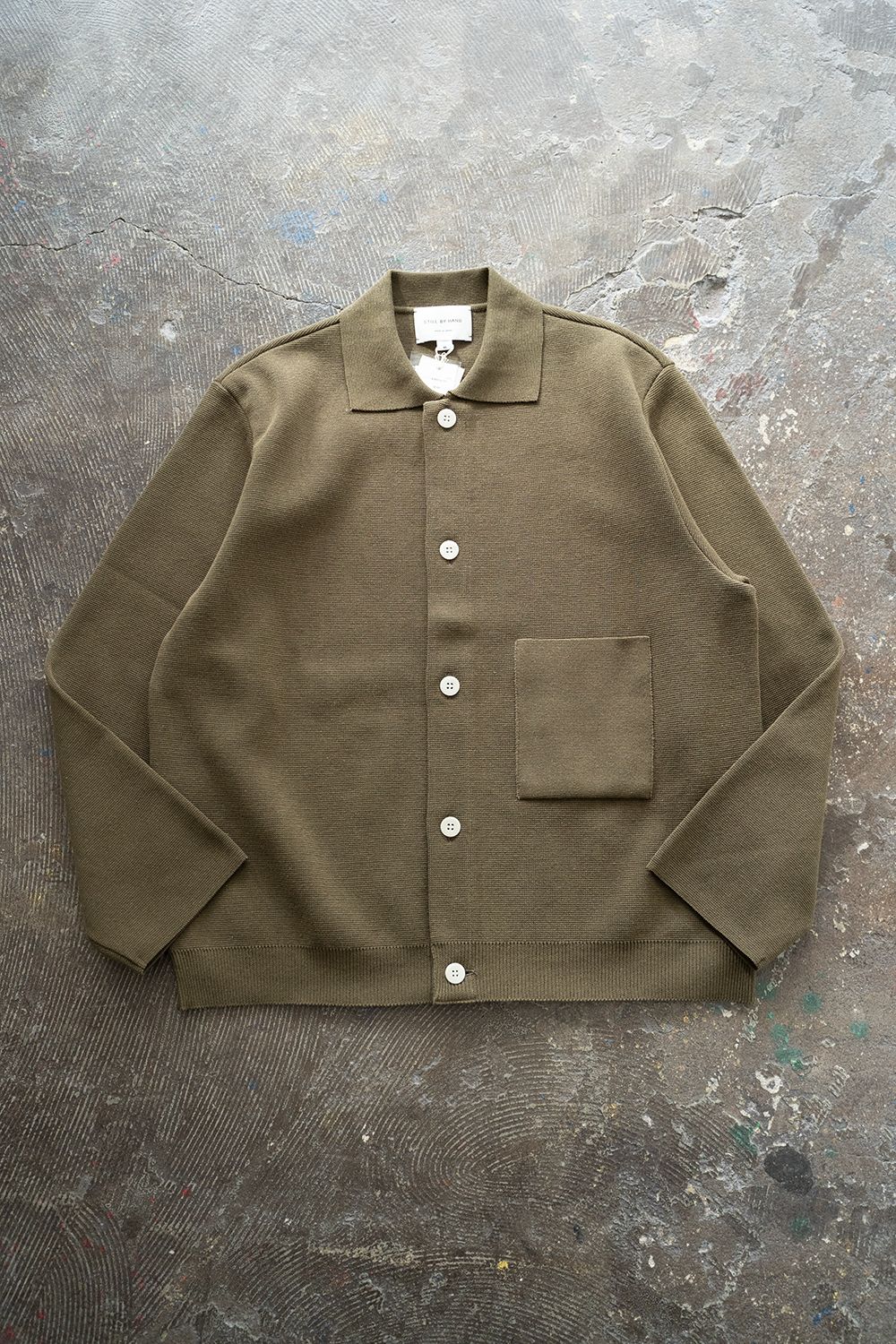 STILL BY HAND - 【ラスト1点】【23SS】ミラノリブニットジャケット