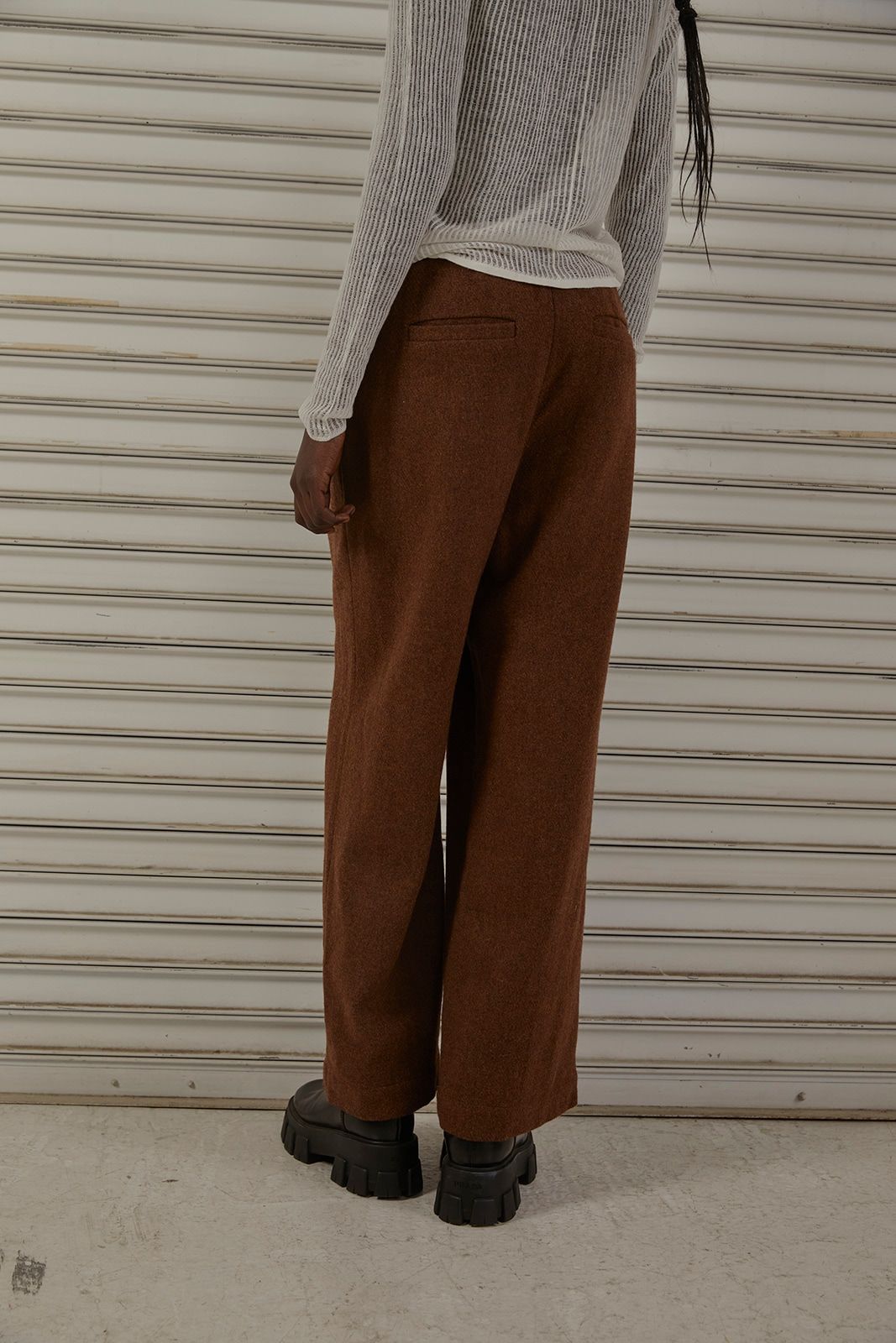 CAVEZA ROSSO - Straight Wool Pants / ストレートウールパンツ