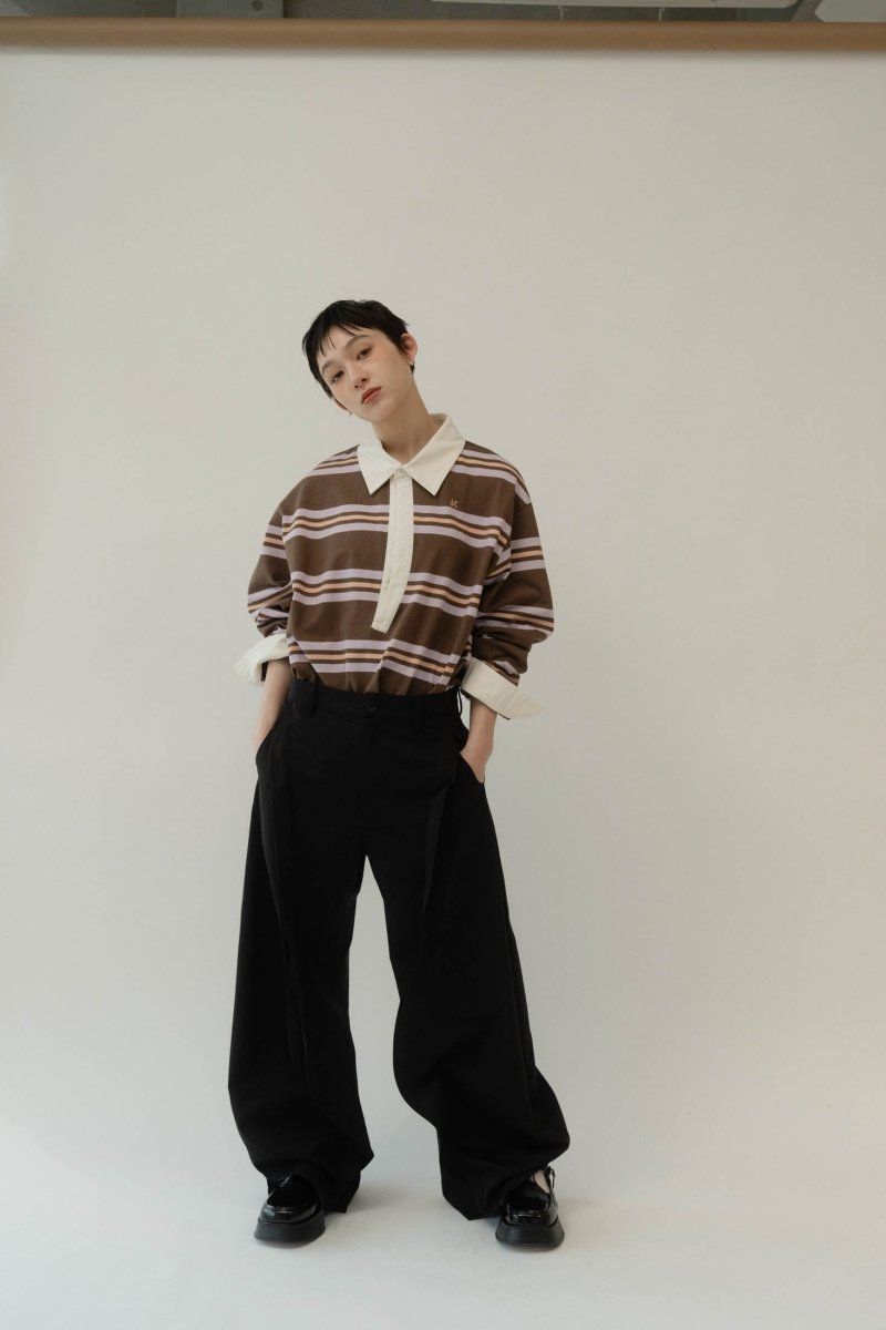 Knuth Marf - spring rugger shirt (unisex) / スプリング ラガー