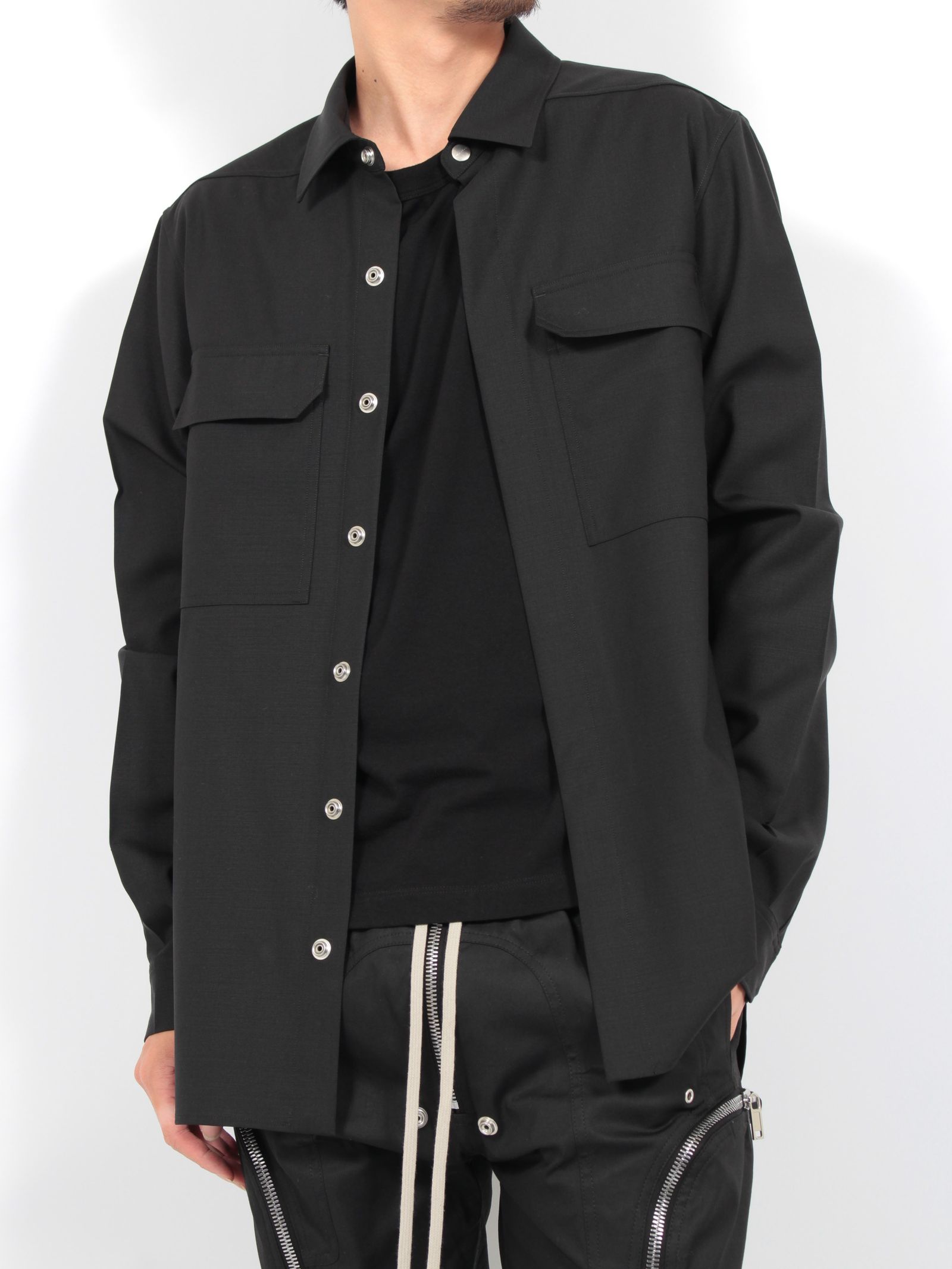 RICK OWENS DRKSHDW - 【25SS】アウターシャツ 長袖 ジャケット