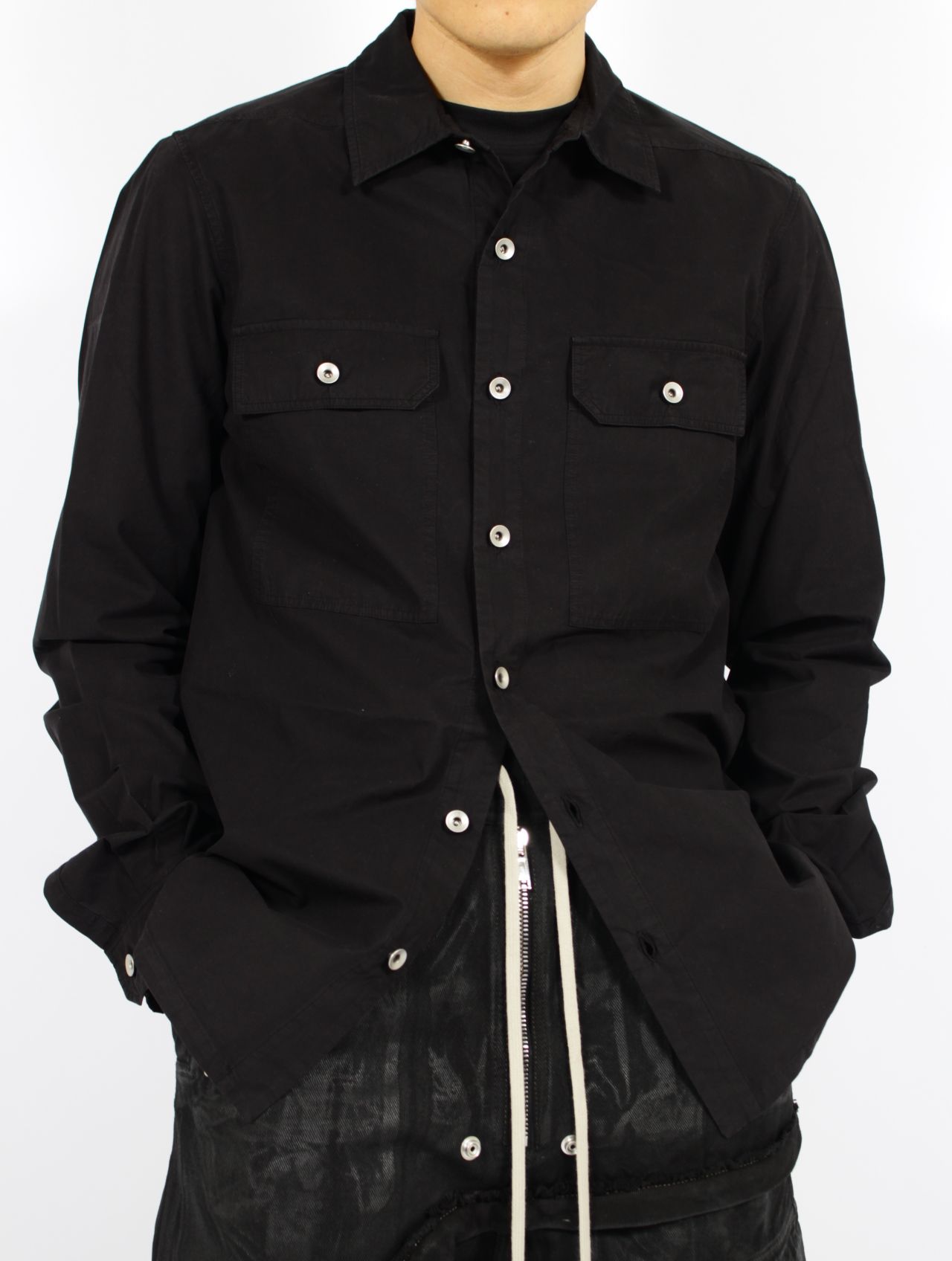 RICK OWENS DRKSHDW - 【25SS】アウターシャツ 長袖 / OUTERSHIRT