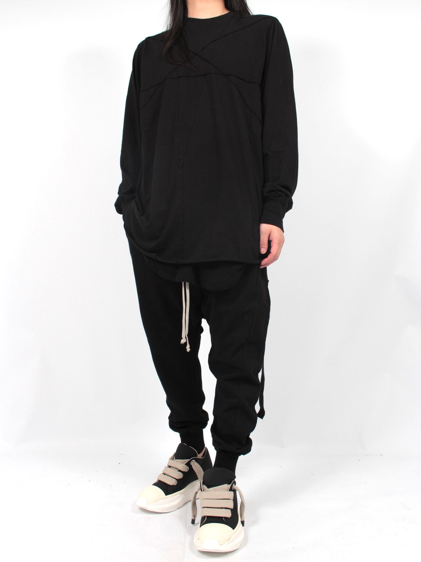 RICK OWENS DRKSHDW - 【25SS】プリズナー ドローストリング サルエル