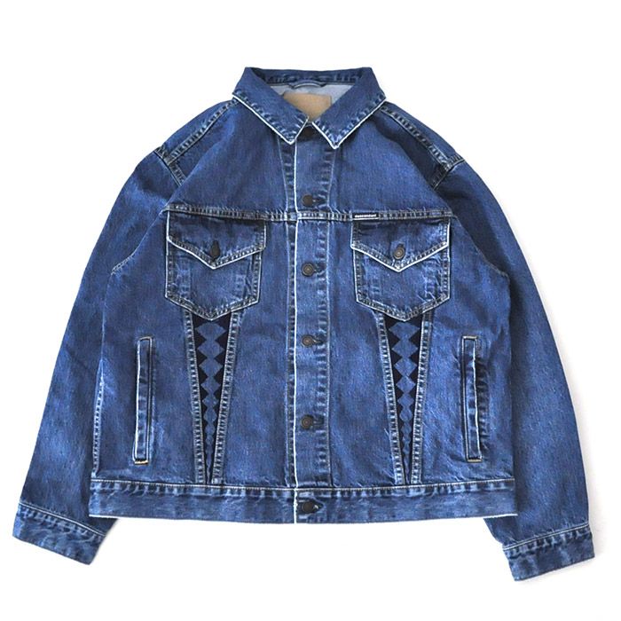 DESCENDANT - TRUCKER DENIM JACKET / INDIGO | Stripe Online Store