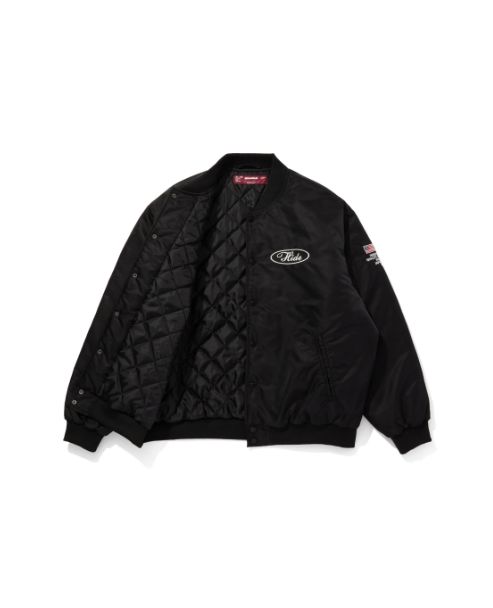 HideandSeek - Stadium Jacket(25aw) / BLK / スタジアムジャケット