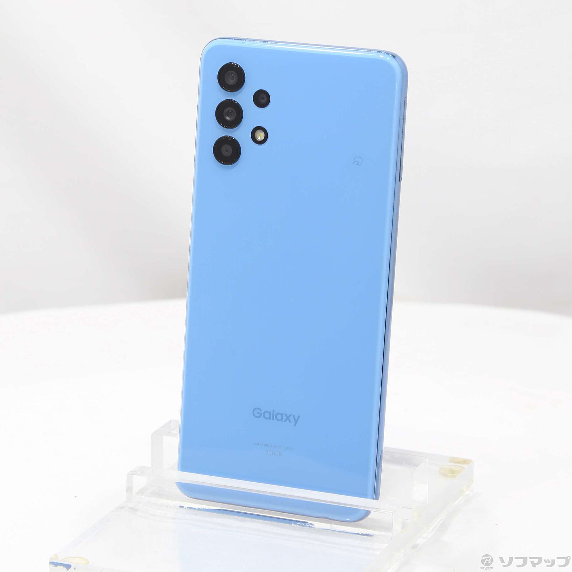 中古】GALAXY A32 5G 64GB オーサムブルー SCG08 auロック解除SIM