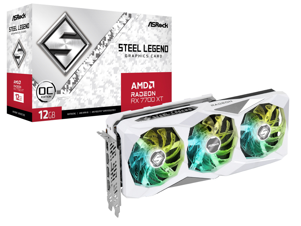 グラフィックボード Radeon RX 7700 XT Steel Legend 12G OC(RX7700XT