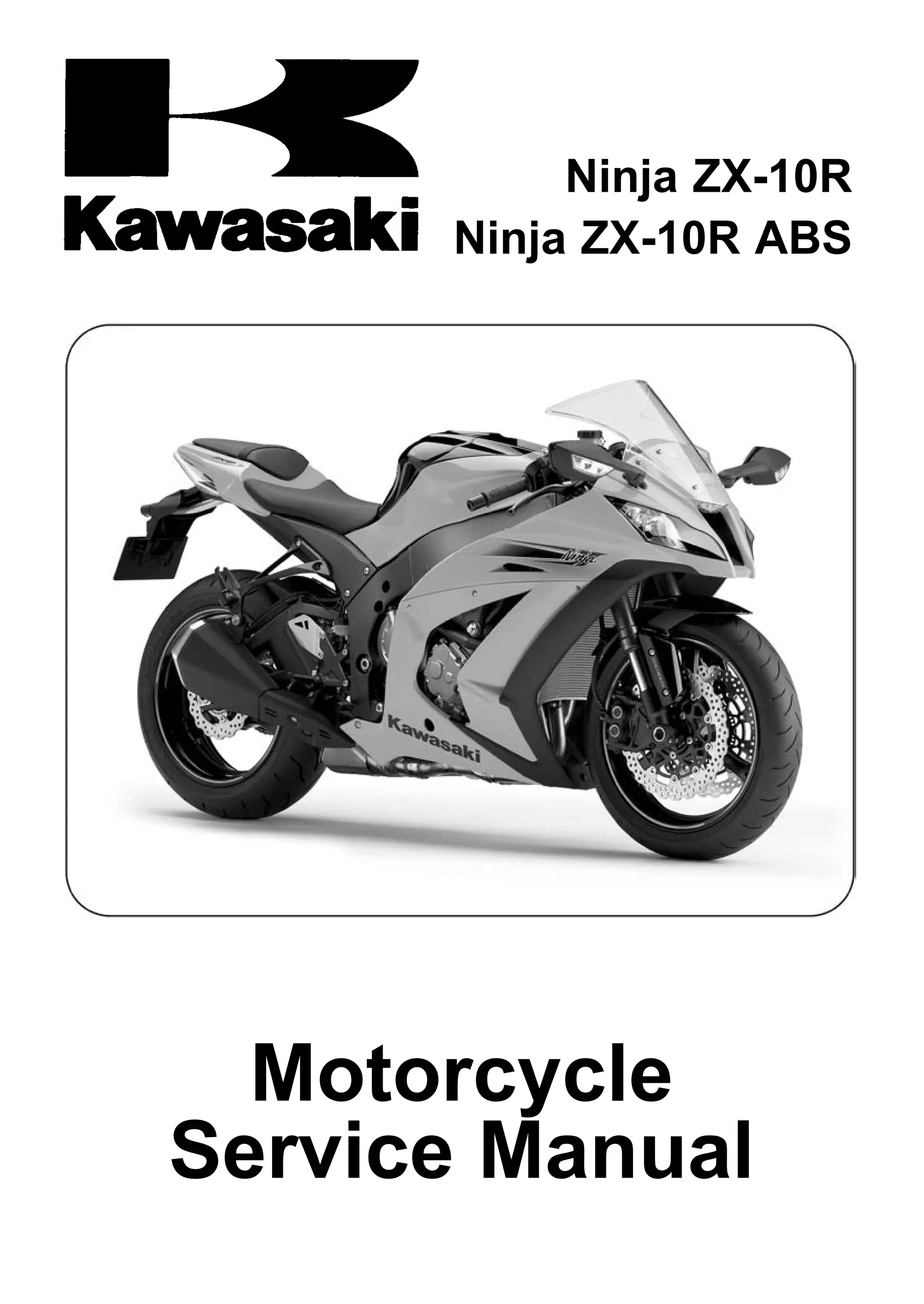 2012 kawasaki zx1000 kc service repair manual | PDF