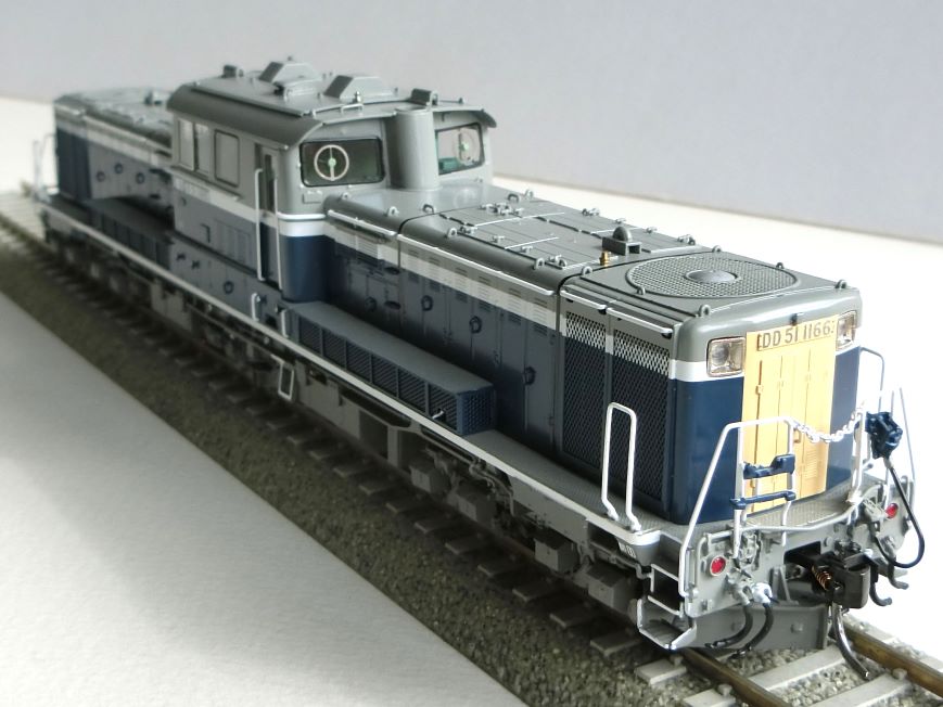 ムサシノモデルのDD51-1166号機の隅々を見る | HOゲージの世界