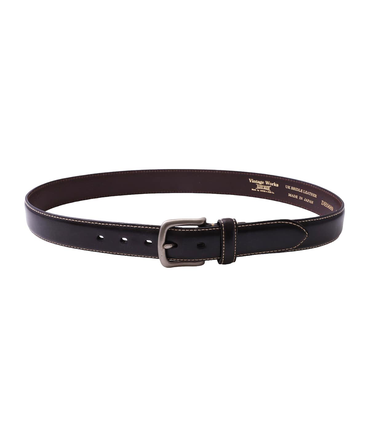 DH5689 HAND MADE LEATHER BELT | VINTAGE WORKS(ヴィンテージワークス