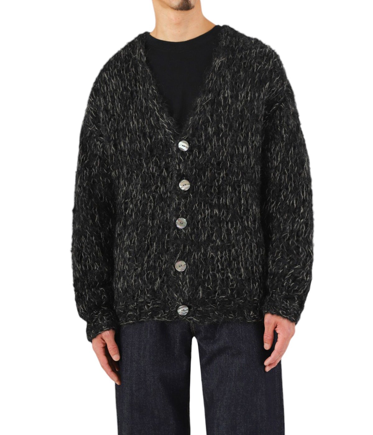 Mohair knit cardigan | UNUSED(アンユーズド) / トップス