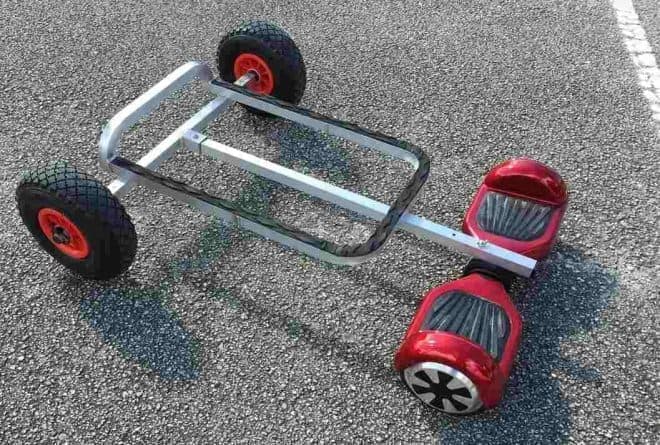 ホバーボードを電動カートに変える「Hoverboard Cart」 [えん乗り]