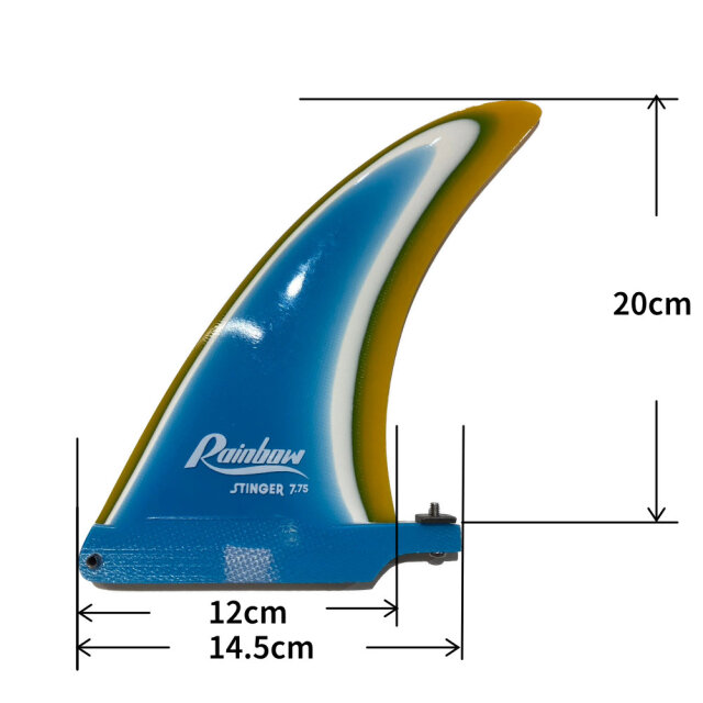 ロングボードフィン Rainbow fin Stinger 7.75 レインボーフィン