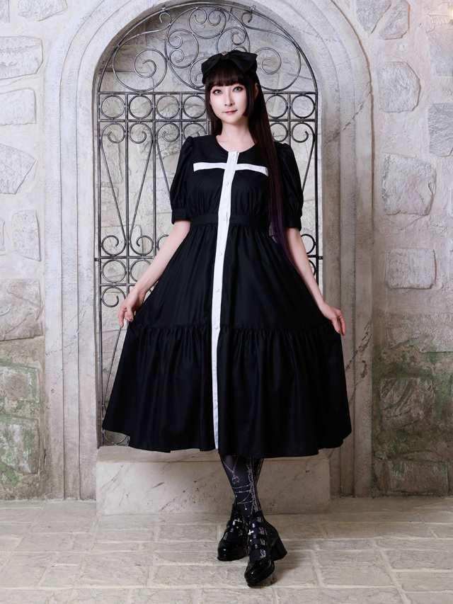ワンピース・モーゼズ｜long ｜着丈110cm｜品番506010 MIHO MATSUDA