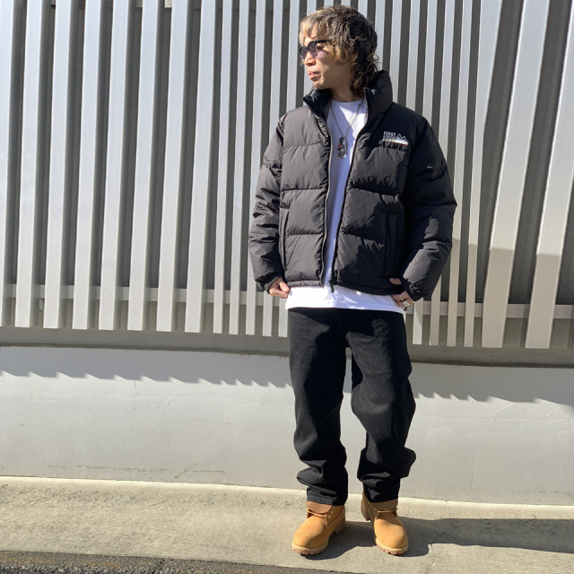 FIRST DOWN / REVERSIBLE BUBBLE DOWN JACKET SHORT