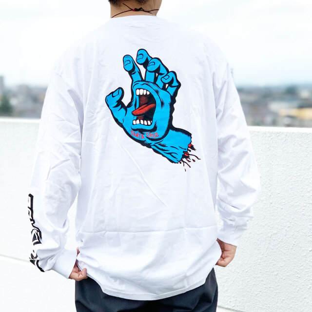 SANTACRUZ / SCREAMING HAND L/S Tee