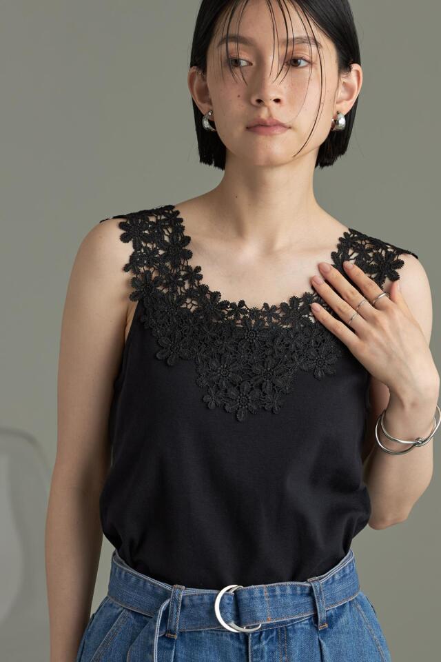 レースタンクトップ※一部店舗のみ入荷